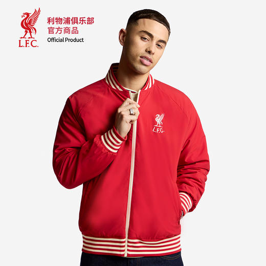 【官网同款】利物浦俱乐部 | 春季红色香克利飞行夹克外套刺绣 商品图3