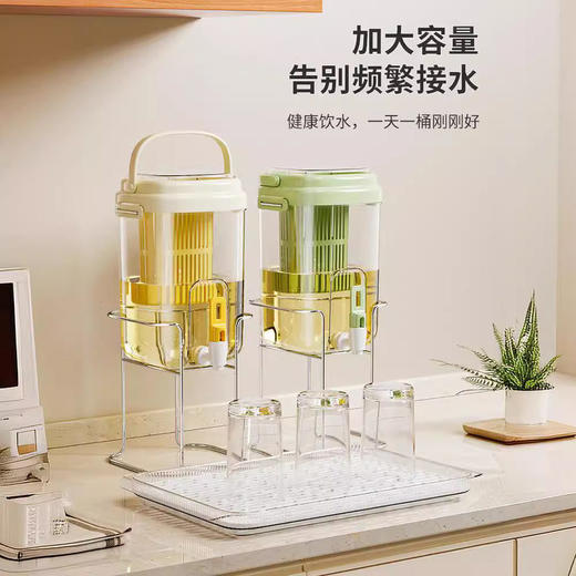 高颜值夏天冰桶冷水壶 大容量冰箱水果茶冷泡壶带滤网水龙头饮料桶【超值特卖AL】 商品图3