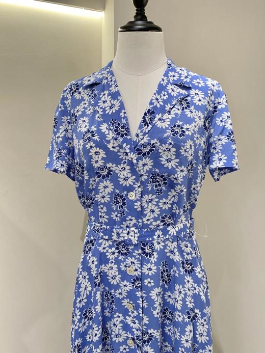 【高品质私服】【RL花卉皱纱连衣裙】温柔舒爽，布面光泽如丝，手感细腻丝滑G0726-CC【无标出货 介意慎拍】 商品图9