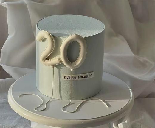 【优品系列】--【数字气球】送男士、女士生日蛋糕 商品图0