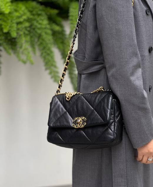 秒代工厂小香19bag嫩羊皮复古链条包 商品图12