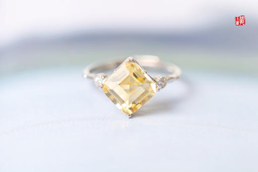 【乐瑶】黄水晶戒指 商品图1