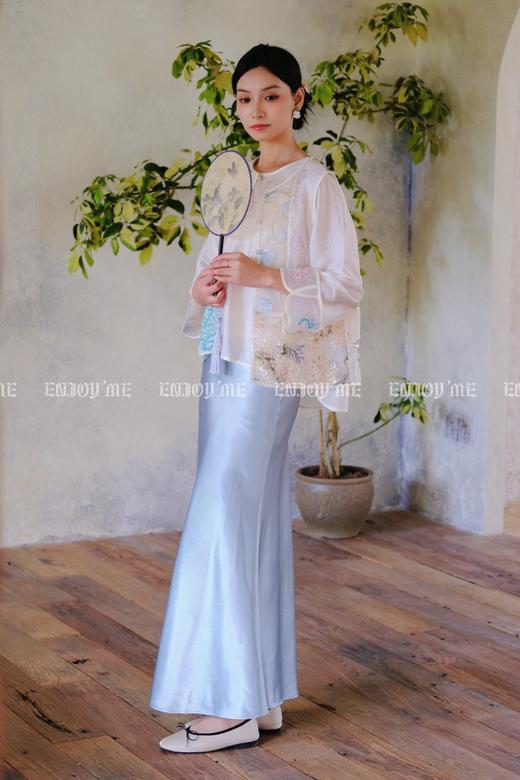 【门店同款】ENJOY夏季云敛-春光推盏花蝶令中式马夹 161921151 商品图0