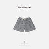 COCO ZONE 刘一一 2025新款撞色百搭抽绳格子休闲短裤CD1A0279 商品缩略图0