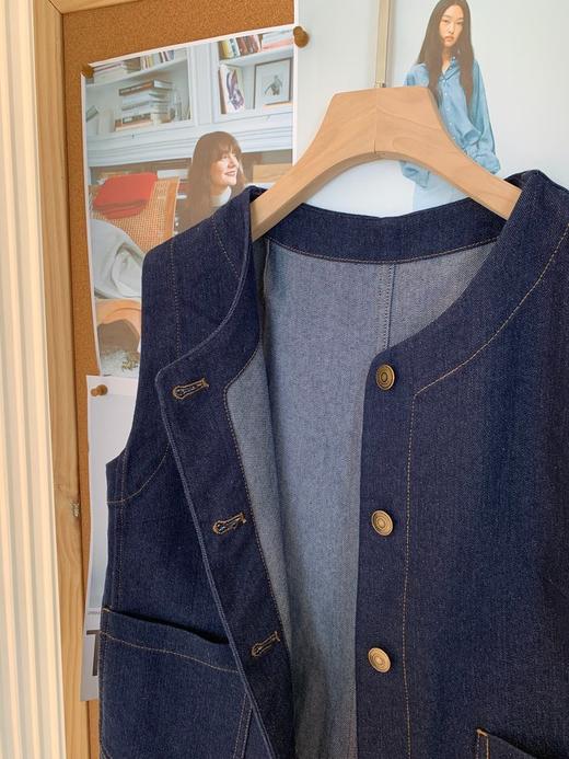 【高品质私服】【IC薄弹力牛仔马甲】上乘外观和舒适手感，弹力持久稳定，不易松垮变形N1302-CC【无标出货 介意慎拍】 商品图12