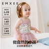 【宝宝服饰】嫚熙婴儿连体衣女宝蚕丝透汽罗纹包屁衣吊带连身衣 商品缩略图2