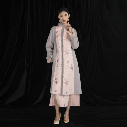 吉祥衣家新中式国风春季新款高端显瘦气质修身女装秋兰兮青青外套 商品图3