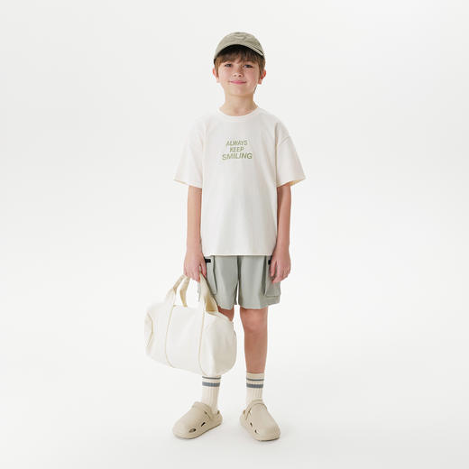 【户外速干】马克珍妮男童轻量工装短裤 儿童裤子夏装新款550653 商品图3