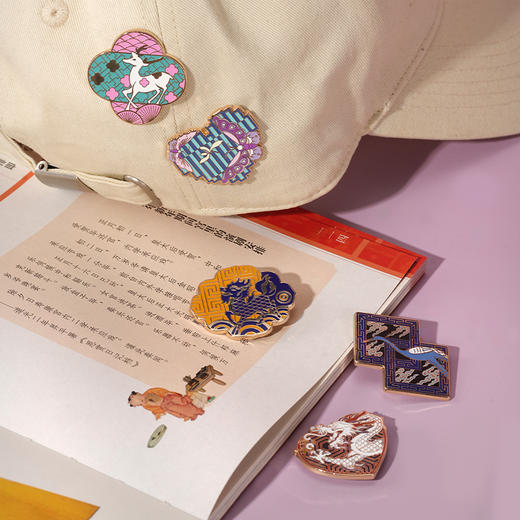 角楼咖啡瑞兽吉祥祥纹徽章 商品图1