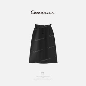 COCO ZONE 刘一一 25新款美式休闲设计感松紧腰半身裙CD2A0350