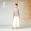 吉祥衣家新中式国风春夏新款高端气质显瘦修身女装坠粉飘香上衣 商品缩略图1