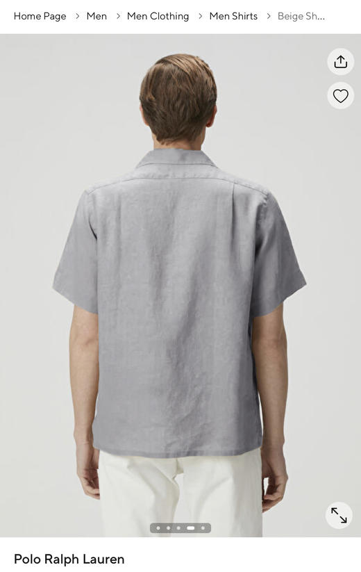 P0L0 纯棉牛津纺面料短袖衬衫 TX424 商品图2