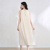 【夏日度假风】文艺浪漫扭结挂脖连衣裙女春夏无袖长裙V0050625 商品缩略图4