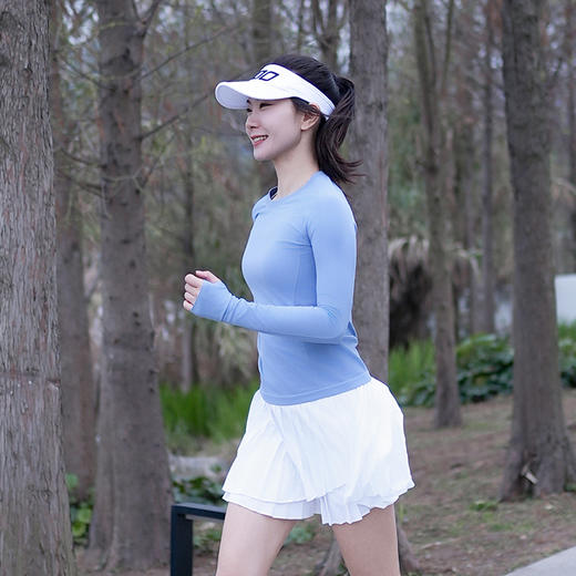 Leorrey/乐拉【全能T长袖】轻盈一体织高弹透气轻薄春秋长袖 商品图2