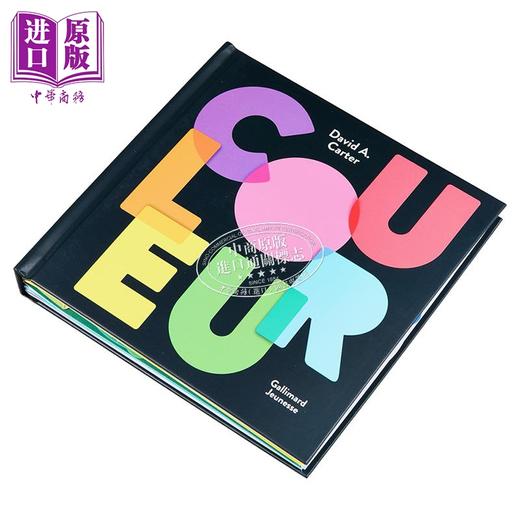 【中商原版】【法文版】法文立体书 颜色 立体书大师David A Carter设计 法文原版 Couleur 商品图1