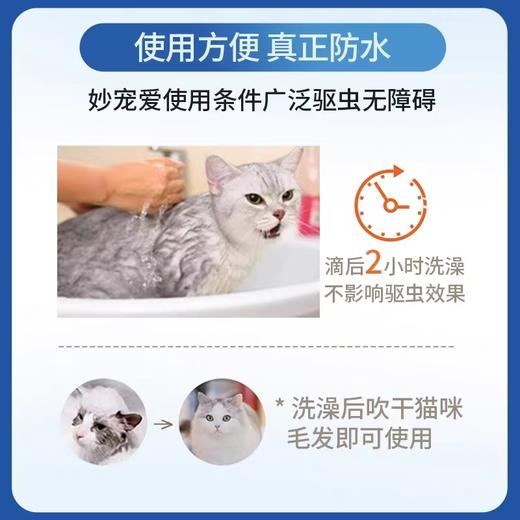 美国硕腾妙宠爱猫咪驱虫药-内外同驱 滴剂 一盒/3支 商品图3