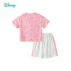 迪士尼【草莓熊凉感套装】25夏新款女童冰感短袖T恤透气短裤运动套装ZD2ET041 商品缩略图5