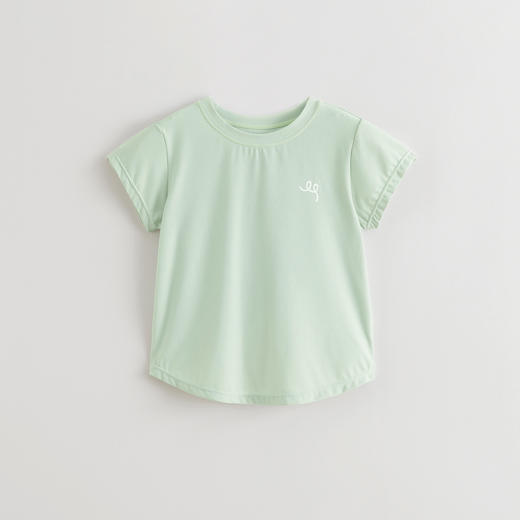 【速干衣】马克珍妮女童高弹透气运动短袖T恤上衣夏装新款550389
 商品图4