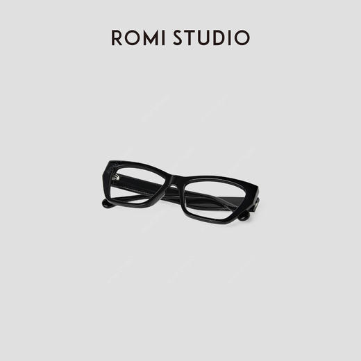 ROMI STUDIO“复古态度”极简高级感简约百搭黑框眼镜 RWCRP32882 商品图2