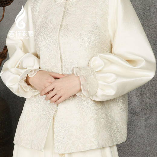 吉祥衣家中国风新中式女装2025新款春秋款风玉佩摇上衣女装外套 商品图1