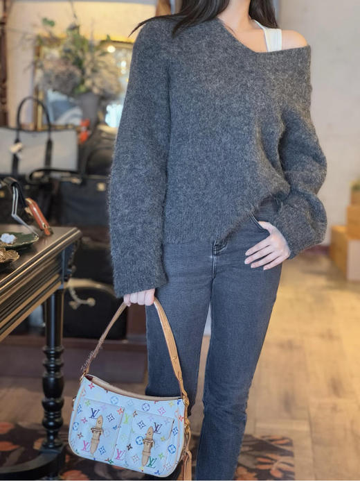 LV 中古款 白三彩 村上隆联名 剑桥包 商品图2