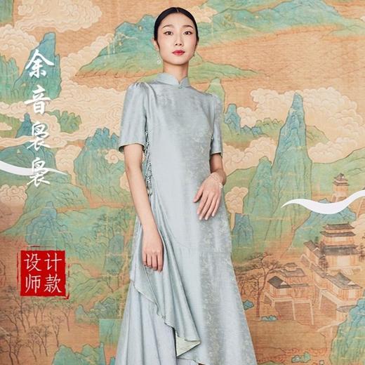 吉祥衣家中国风新中式复古女装2025新款春夏款女装余音袅袅连衣裙 商品图0
