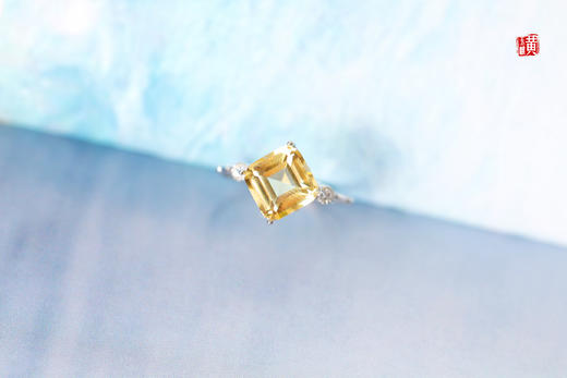 【乐瑶】黄水晶戒指 商品图2