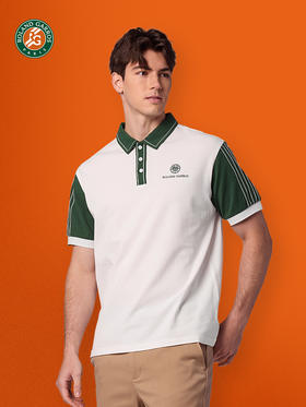 罗兰加洛斯法网网球polo衫短袖撞色T恤男夏季新款时尚网球服上衣