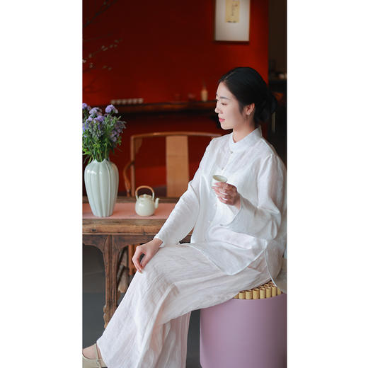 【2026东衣作】新中式衬衣（25710165清流-设计师） 商品图2