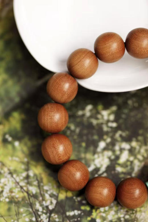 善洲°原创老山檀香手串15mm*13颗 商品图8