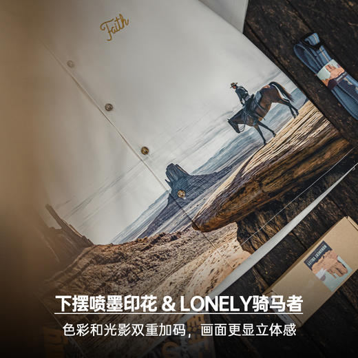 工装优选美式复古纪念碑谷古巴领衬衫短袖印花vintage衬衣男春夏 商品图2