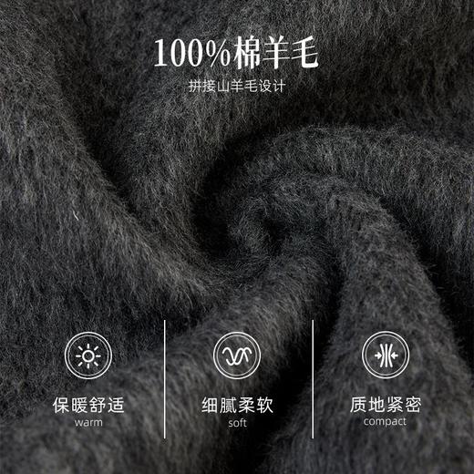 IC 秋冬高级感格调休闲毛呢外套女气质通勤双面呢大衣 商品图4