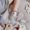 「5双装！夏季薄款」白色袜子女短袜 女士韩国运动风低帮短筒袜透气吸汗无骨袜 商品缩略图1