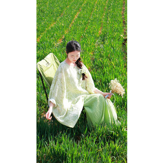 【2026东衣作】新中式上衣（25710172桥下春波-高定款） 商品图0