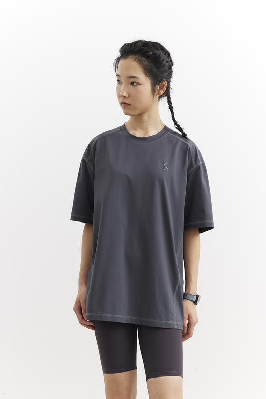 吃茶去chichaqu25速干明线索罗娜吸湿排汗棉感防晒轻量短袖T运动 商品图4