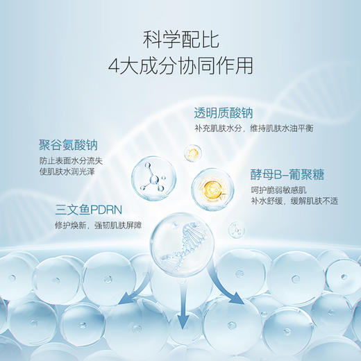【妆】铂鱼三文鱼PDRN多效修护面膜补水保湿抗皱舒缓敏感护肤贴 商品图2