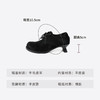 Westory春秋牛毛皮系带深口个性单鞋W24CM75231 商品缩略图2