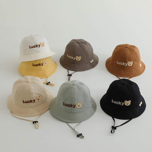 【新款婴儿帽子，超萌遮阳防晒】婴儿帽子春秋季薄款 新生儿男女宝宝渔夫帽 可爱超萌遮阳防晒夏天-QQ 商品图1