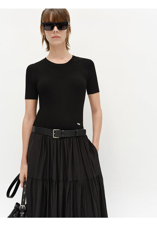 【高品质私服】【MC针织拼接中低腰塔裙连衣裙】合身自如 稳定有型 舒适延展/包容女性身躯G1204-CC【无标出货 介意慎拍】 商品图11