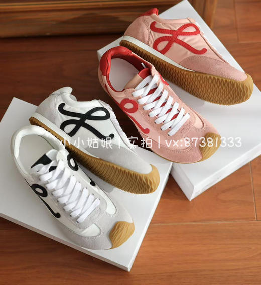 罗意威 无标德训鞋宽脚特友好头层皮黑白 商品图0