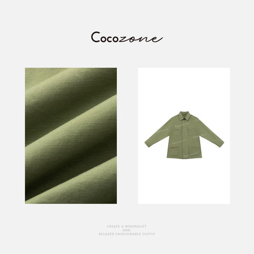 COCO ZONE 刘一一 25春季复古设计感多口袋女式外套CD2A0451 商品图2