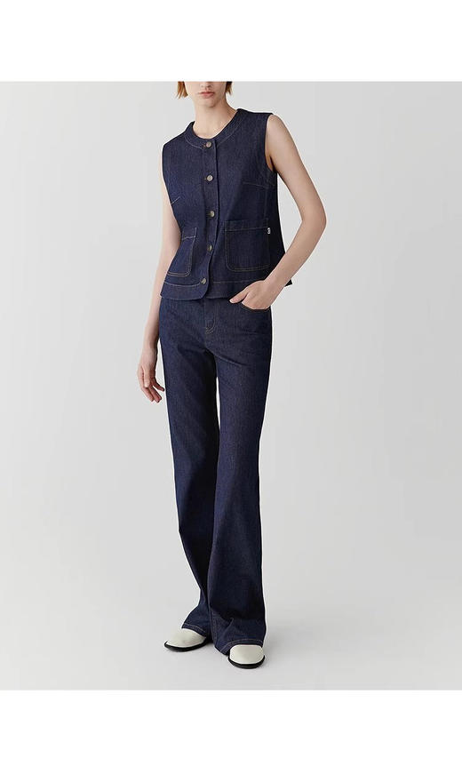 【高品质私服】【IC薄弹力牛仔马甲】上乘外观和舒适手感，弹力持久稳定，不易松垮变形N1302-CC【无标出货 介意慎拍】 商品图11