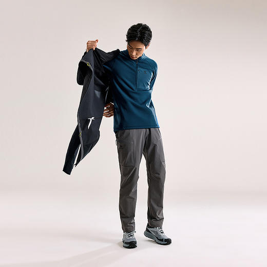 KAILAS凯乐石 户外运动 男款立领半开胸抓绒衫 KG2437132【Z】 商品图1