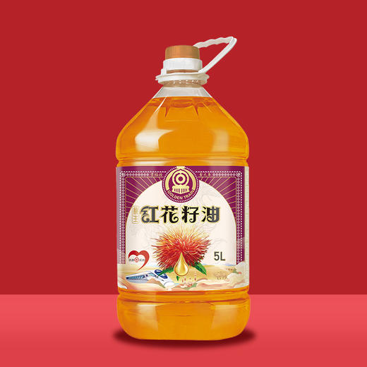 【新疆和田特产馆】幸福的金火车 红花籽油5L/桶 商品图1