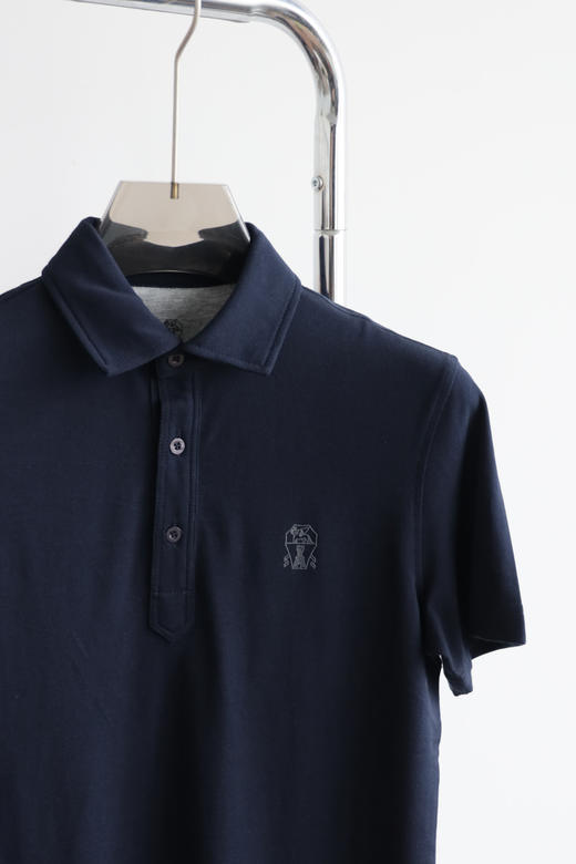 B.C 丝光珠地面料 翻领短袖T恤  TX423 商品图5