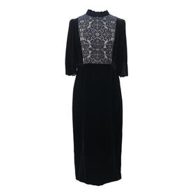 吉祥衣家新中式国风春夏新款高端气质显瘦修身女装西窗烛连衣裙