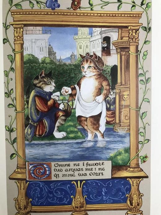 猫咪版中世纪艺术图集 31幅彩色插图 精装18开 商品图6