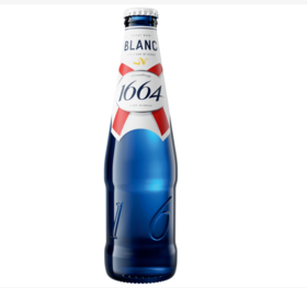 【亚欧超市】嘉士伯1664白啤酒330ml/瓶