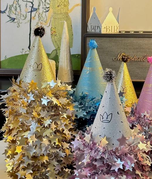 逝水流年金色生日帽 商品图1