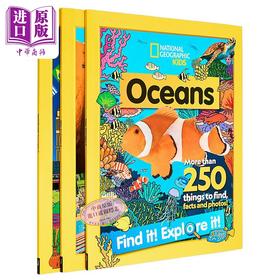 【中商原版】美国国家地理儿童版人文地理4册 National Geopraphic Kids Find It Explore It 历史History 海洋Ocean 动物昆虫